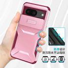 For Google Pixel 8 Sliding Camshield Phone Case(Pink + Rose Red) - 3