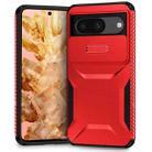 For Google Pixel 8 Sliding Camshield Phone Case(Red) - 1