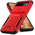For Google Pixel 8 Sliding Camshield Phone Case(Red) - 2