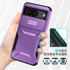For Google Pixel 8 Sliding Camshield Phone Case(Purple) - 3