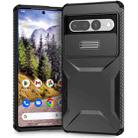 For Google Pixel 7 Pro Sliding Camshield Phone Case(Black) - 1