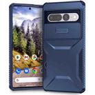 For Google Pixel 7 Pro Sliding Camshield Phone Case(Blue) - 1