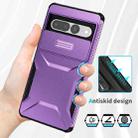 For Google Pixel 7 Pro Sliding Camshield Phone Case(Purple) - 3