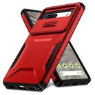 For Google Pixel 7a Sliding Camshield Phone Case(Red) - 2