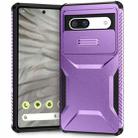 For Google Pixel 7a Sliding Camshield Phone Case(Purple) - 1