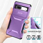 For Google Pixel 7a Sliding Camshield Phone Case(Purple) - 3