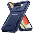 For Google Pixel 9a Sliding Camshield Phone Case(Blue) - 2