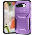 For Google Pixel 9a Sliding Camshield Phone Case(Purple) - 1