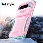 For Google Pixel 10 Pro / 10 / 9 Pro Sliding Camshield Phone Case(Pink + Grey Green) - 3
