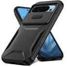 For Google Pixel 10 Pro / 10 / 9 Pro Sliding Camshield Phone Case(Black) - 2