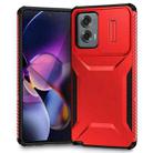 For Motorola Moto G Stylus 5G 2024 Sliding Camshield Phone Case(Red) - 1