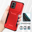 For Motorola Moto G 5G 2024 Sliding Camshield Phone Case(Red) - 3