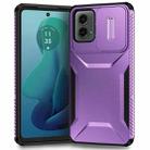 For Motorola Moto G 5G 2024 Sliding Camshield Phone Case(Purple) - 1