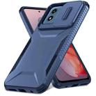 For Motorola Moto G Play 4G 2024 Sliding Camshield Phone Case(Blue) - 2