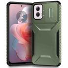 For Motorola Moto G Power 5G 2024 Sliding Camshield Phone Case(Alpine Green) - 1
