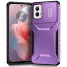 For Motorola Moto G Power 5G 2024 Sliding Camshield Phone Case(Purple) - 1