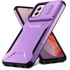 For Motorola Moto G Power 5G 2024 Sliding Camshield Phone Case(Purple) - 2