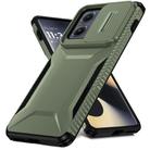 For Motorola Edge 5G 2024 Sliding Camshield Phone Case(Alpine Green) - 2