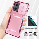 For Motorola Edge 5G 2024 Sliding Camshield Phone Case(Pink + Rose Red) - 3