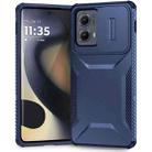 For Motorola Edge 5G 2024 Sliding Camshield Phone Case(Blue) - 1