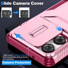For Motorola Moto G Play 5G 2025 Sliding Camshield Phone Case(Pink + Rose Red) - 3