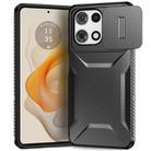 For Motorola Moto G 5G 2025 Sliding Camshield Phone Case(Black) - 1