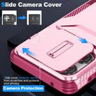 For Motorola Moto G Stylus 5G 2025 Sliding Camshield Phone Case(Pink + Rose Red) - 3