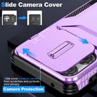 For Motorola Moto G Stylus 5G 2025 Sliding Camshield Phone Case(Purple) - 3