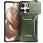 For Motorola Edge 5G 2025 Sliding Camshield Phone Case(Alpine Green) - 1