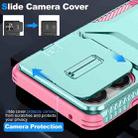 For Motorola Edge 5G 2025 Sliding Camshield Phone Case(Pink + Grey Green) - 3