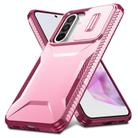 For Samsung Galaxy A36 5G Sliding Camshield Phone Case(Pink + Rose Red) - 2
