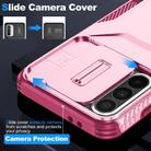 For Samsung Galaxy A36 5G Sliding Camshield Phone Case(Pink + Rose Red) - 3