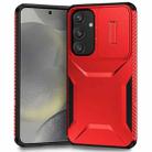 For Samsung Galaxy S24+ 5G Sliding Camshield Phone Case(Red) - 1