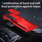 For Samsung Galaxy S23 Ultra 5G Sliding Camshield Phone Case(Red) - 3