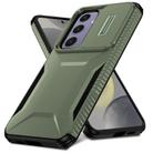 For Samsung Galaxy S24 FE 5G Sliding Camshield Phone Case(Alpine Green) - 2