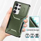 For Samsung Galaxy S25 Ultra 5G Sliding Camshield Phone Case(Alpine Green) - 3