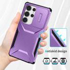 For Samsung Galaxy S25 Ultra 5G Sliding Camshield Phone Case(Purple) - 3