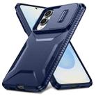 For Samsung Galaxy S25 Edge 5G Sliding Camshield Phone Case(Blue) - 2