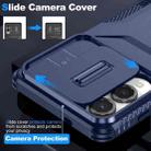 For Samsung Galaxy S25 Edge 5G Sliding Camshield Phone Case(Blue) - 3