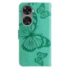 For Huawei nova 12 SE / nova 11 SE 3D Butterfly Embossed Pattern Flip Leather Phone Case(Green) - 3