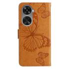 For Huawei nova 12 SE / nova 11 SE 3D Butterfly Embossed Pattern Flip Leather Phone Case(Yellow) - 3