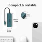 Onten UC620 10Gbps USB-C / Type-C to USB 3.2 Gen2 4 in 1 Multi-function HUB Docking Station, Length:13cm(Green) - 3