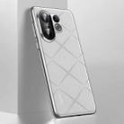 For vivo S30 Pro mini Plain Leather PC Phone Case(White) - 1