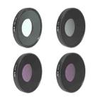 For DJI Osmo Action 4 JUNESTAR Threaded Camera Lens Filter, Filter:4 in 1 UV CPL ND16 ND32 - 1