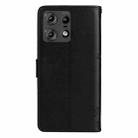 For Motorola Edge 50 Pro Tree & Cat Embossed Pattern Flip Leather Phone Case(Black) - 3