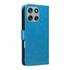 For Motorola Moto G56 5G Tree & Cat Embossed Pattern Flip Leather Phone Case(Blue) - 3