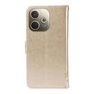 For OPPO A5 Pro 5G Global Tree & Cat Embossed Pattern Flip Leather Phone Case(Gold) - 3