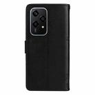 For Honor 200 Lite Global Tree & Cat Embossed Pattern Flip Leather Phone Case(Black) - 3