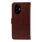 For Honor 300 Tree & Cat Embossed Pattern Flip Leather Phone Case(Coffee) - 3