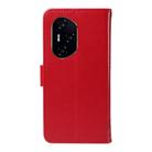 For Honor 300 Pro / 300 Ultra Tree & Cat Embossed Pattern Flip Leather Phone Case(Red) - 3
